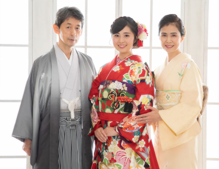 スタジオ家族撮影